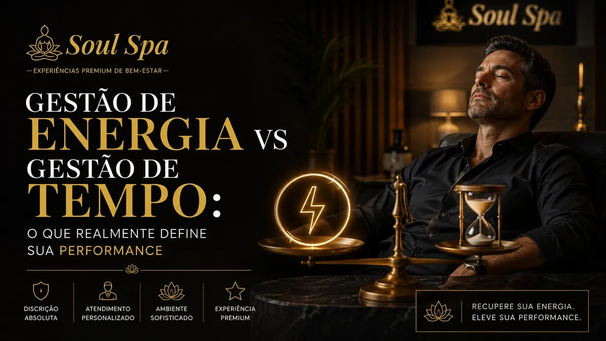 Gestão de Energia vs Gestão de Tempo: O Que Realmente Define Sua Performance